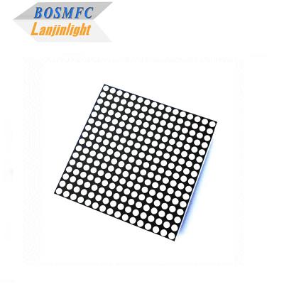 China 64x64mm 7 Segment LED Display 16x16 Dot Matrix Blue Light For Elevator Display for sale