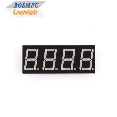 China Red Color Four Digit 7 Segment Display 0.56 Inch For LED Indicator for sale