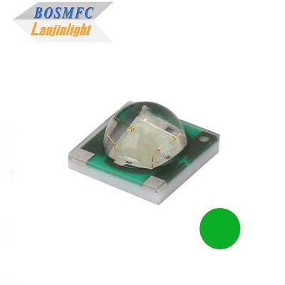 China Color verde Chip LED de alta potencia 3535 SMD Diodo de alta luz 3W en venta