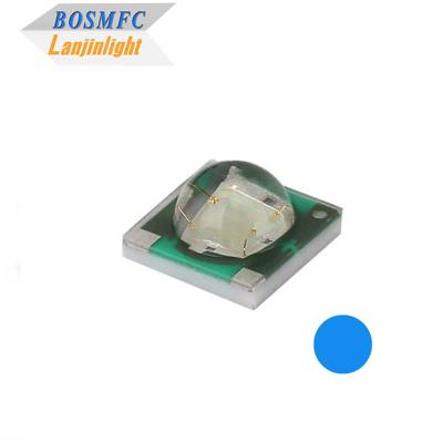 China Luz azul LED de potencia SMD 700mA 1000mA, 3W SMD 3535 LED con soporte cerámico en venta