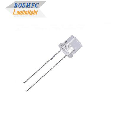 China Flat Top 5mm IR LED Chip 940nm 850nm Wavelength For Smoke Sensor for sale