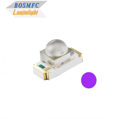 China 1206 SMD UV LED Chip Dome Lens 405nm UVA Light LED Diode For 3D Printer for sale