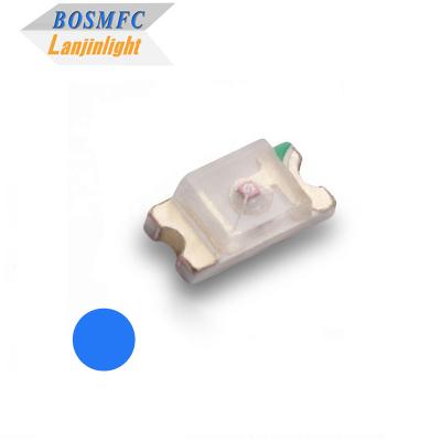 China 0603 SMD LED Blauwe chip 1608 LED lichtemitterende diode LED fabriek verkoop voor LED display indicator Te koop