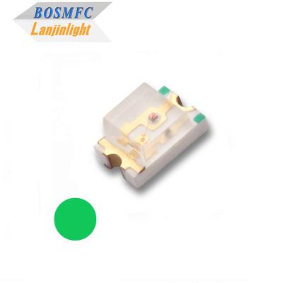 China 0805 Top SMD LED Diode 0.06W 2.8V-3.4V Green light chip For LED Light Bar for sale