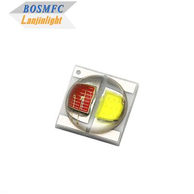 China 2W 3535 SMD LED Dome Lente 30 Graus Bi Color Vermelho E Branco 350mA Diodo LED de Alto Brilho à venda