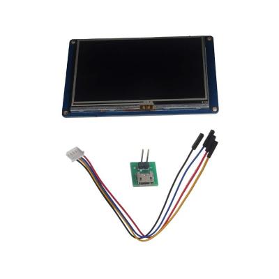 China NX4827T043 4.3 Inch HMI USART UART Smart Smart Touch TFT LCD Module Serial Display Board For Raspberry Pi 2 A+ B+ 4.3 Inch for sale