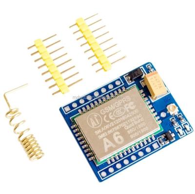 China Mini A6 GPRS GSM data transmission wireless module replace SIM800L power transmission wireless module for sale