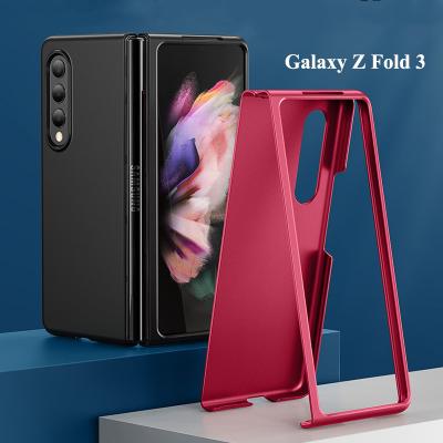 China High Quality Anti-fall Honatop Paint Plastic Back Cover For Samsung Galaxy Z Fold 3 Shockproof Phone Case for sale