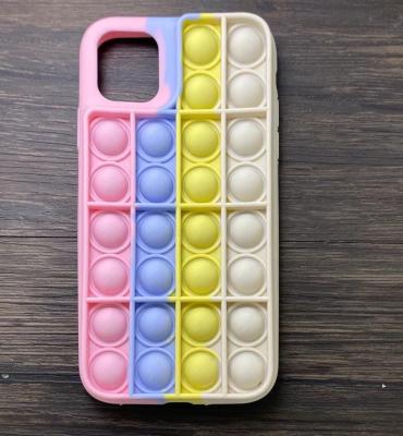 China Anti-fall Honatop Silicone Back Cover Shockproof Push Bubble Toy Phone Case For iPhone 12 11 X XS max for sale