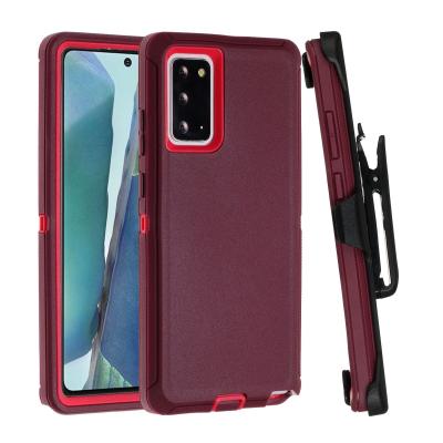 China Protect cell phone for sansung galaxy a71 case, Honatop Defender Belt Shockproof Clip Protective Case Cover Full for sale