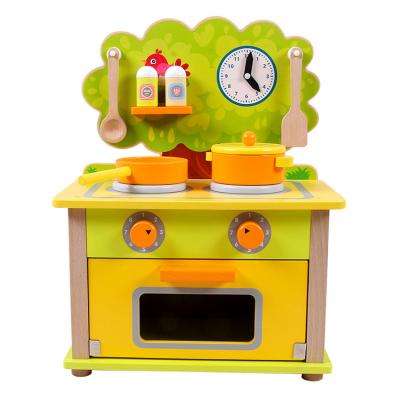 China Wooden Educational Children's Kitchen Toys Sets Pretend Simulation Educational Children's Birthdays Gift Products Fun Montessori Wholesale Product for sale