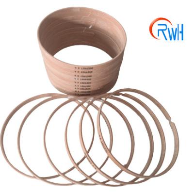 China Hydraulic System Phenolic Resin Wear Ring High Temperature Polishing For Excavator Cylinder for sale