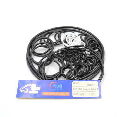 China Mechanical Control Valve Seal Kit For Komatsu PC200-7 Excavator for sale