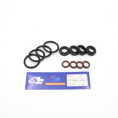 Chine Pilote hydraulique Lever Valve Seal Kit Rubber For CAT Excavator à vendre