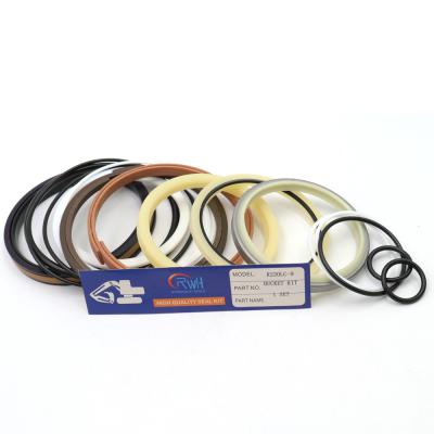 China PTFE / Fiber Bucket Seal Kit Fit Hyundai R220LC-9 Excavator for sale