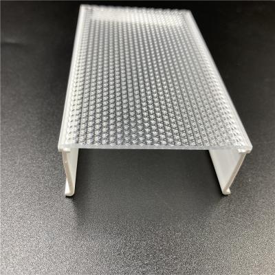 China Modern plastic plain materials of PC/PVC/PMMA profiles for glass partitions for sale