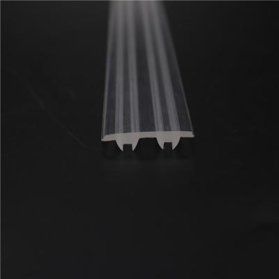 China Modern Optical Clear Led Linear Extrusion Lens For Led Light for sale