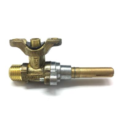 China QS 107D Gas Cock Outboard Faston Terminal Brass Valve For Gas Assemble Stove Furnace for sale