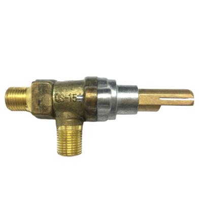 China QS 151A lpg outdoor brass gas valve on off gas stove parts for sale