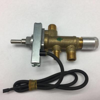 China Brass& QS 415A Gas Furnace Parts Aluminum Gas Valve With Flame Safety Device for sale