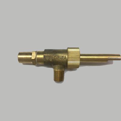 China QS 158B Single Spout Brass Valve For BBQ Gas Grill 158B for sale