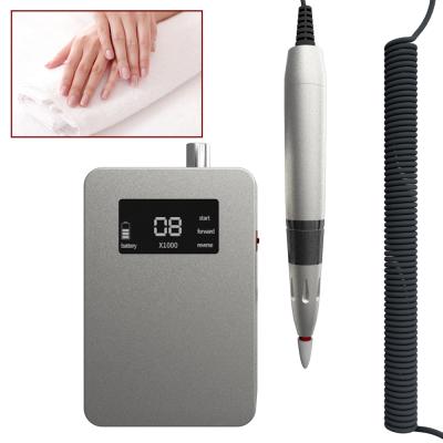 China Wholesale 30000 rpm stainless steel nail polish machine 8 hours working time electric portable nail drill kit for sale