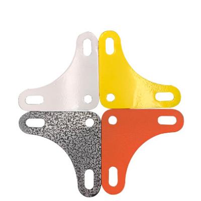 China Light Duty Corner Mounting Accessory Plate For Slotted Angles 78mm*78mm*0.8mm for sale