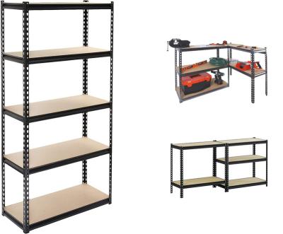 China Corrosion Protection Garage Warehouse Boltless Metal Rack Industrial Steel Shelving And Garage Storage for sale