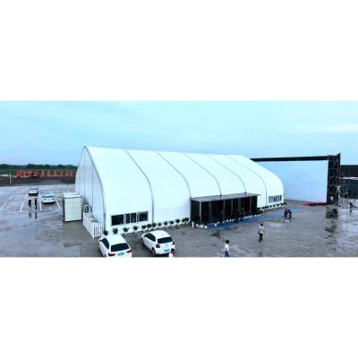 China Outdoor Water Proof Big House Shaped Industrial Warehouse Storage Tent For Sale for sale