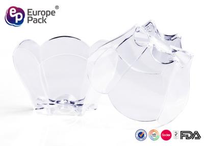 China Altura plástica disponible del envase los 4Cm del tulipán de la taza del postre, diámetro superior de los 7Cm en venta