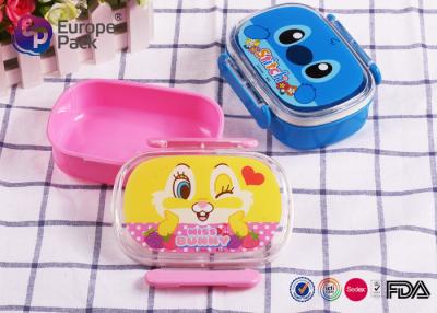 China Reusable BPA Free Kids Plastic Lunch Boxes , Children'S Lunch Containers for sale