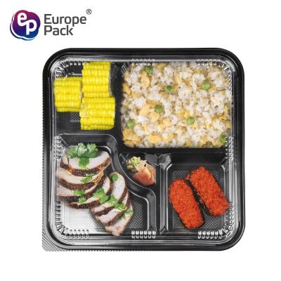 중국 EPK new products stronger durable plastic stackable take out food container 5 compartment 판매용