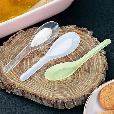 China Custom high quality pp soup rice spoons cutlery disposable plastic spoon à venda