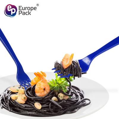 China Eco-friendly material reusable colorful plastic noodle shape food fruit forks à venda