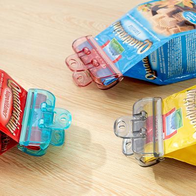 China 2PCS New Kitchen Storage Food Snack Seal Sealing Bag Clips Clamp Plastic Tool for sale