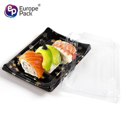 China Wholesale disposable cheap blister packaging plastic square sushi tray Te koop