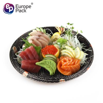 Cina Disposable high quality takeaway plastic sushi food container with lid in vendita