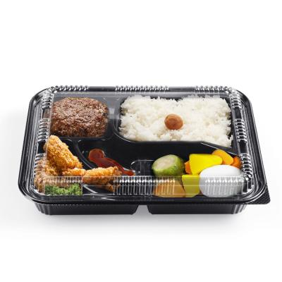 China Hot selling new design disposable plastic take away food packing lunch boxes zu verkaufen