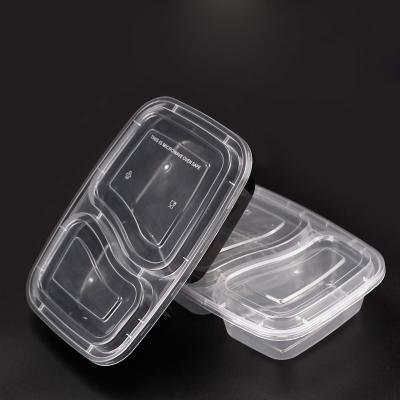 Κίνα Best-selling high quality 2 compartments airtight disposable food container προς πώληση