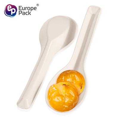 Κίνα Best selling products disposable biodegradable cornstarch plastic soup spoon προς πώληση