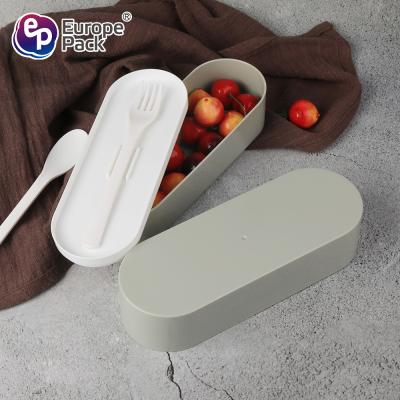 China Plastic fruit boxes food containers carry knives and forks for sale