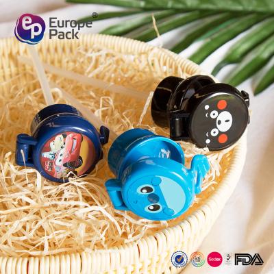 China Cartoon design child resistance cap Wholesale plastic water bottle caps with straw for sale