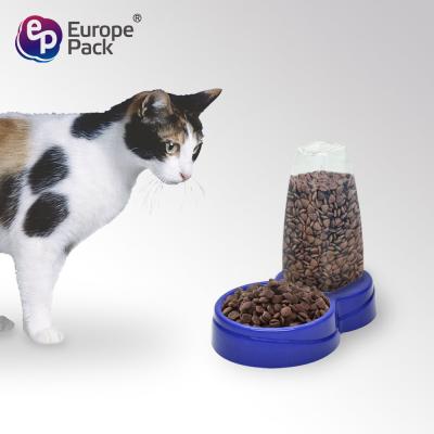 China Pet trough Cat dog food can automatically add food for sale