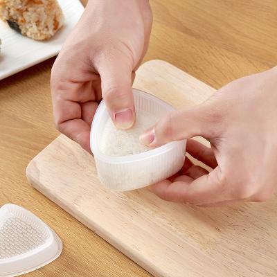 China Triangular plastic sushi rice ball mold for sale