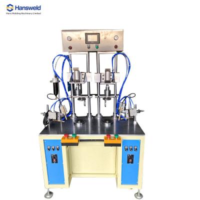 China Glue PETG Cylinder Forming Machine Plastic Tube Sealing Machine Double Station 200mm for sale