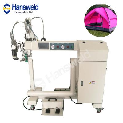 China Pvc Flexible Banner Welding Machine High Speed Overlap Hem Hot Air Seam Welding Machine for sale