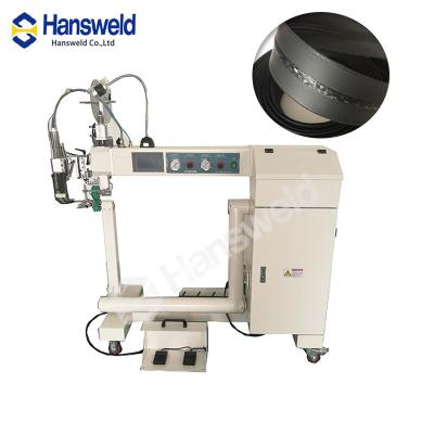 China Covers Dual Arm Hot Air Seam Sealing Machine Hot Wedge Industrial PVC Tarp Welding Machine for sale