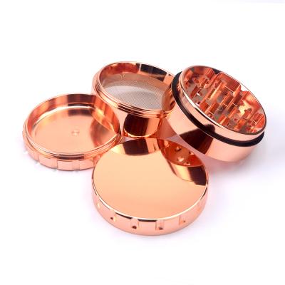 China Smoking Accessories Stainless Steel Weweed Herb Tobacco Smoking Cigarette Stainless Steel Grinder with Free Laser Logo Gift Package for sale