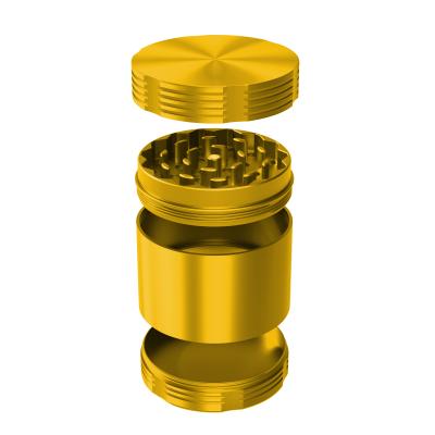 China CNC Aluminum Golden Weweed Design New 55mm Venus Grinder With Free OEM LOGO, NO MOQ order all grinder weed ship in 24 hours. for sale