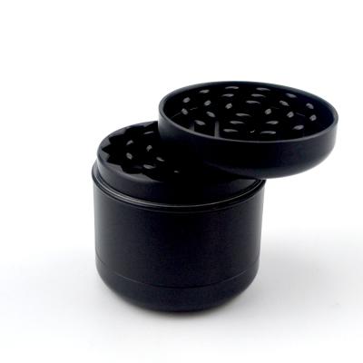 China CNC Design Black Aluminum Herb Grinder New Custom Logo 4 Layer Grindersmoking Mars Wholesale Hot Sale Herb Accessories for sale